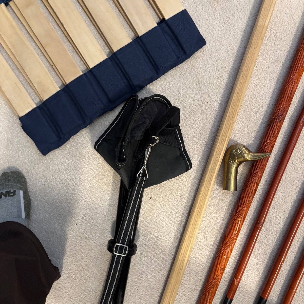 Y139 Vintage collection of walking sticks