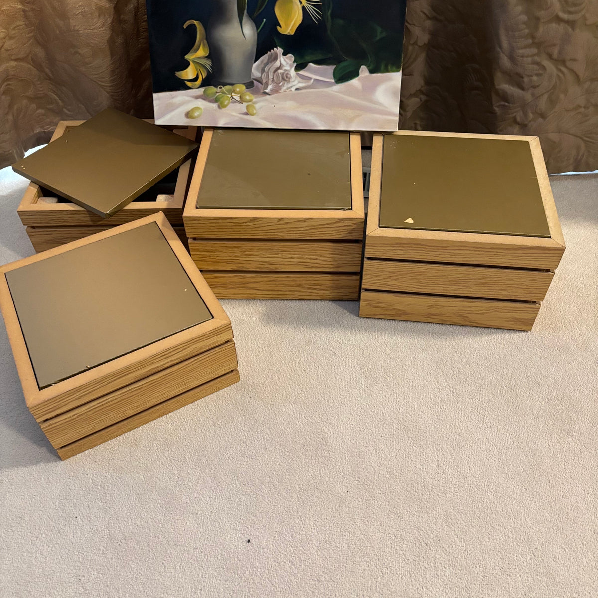 Y140 Artist Grouping (stacking display stands and more)
