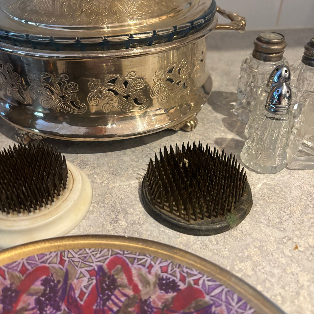 Y145 Vintage Kitchen Grouping (silverplate and more)