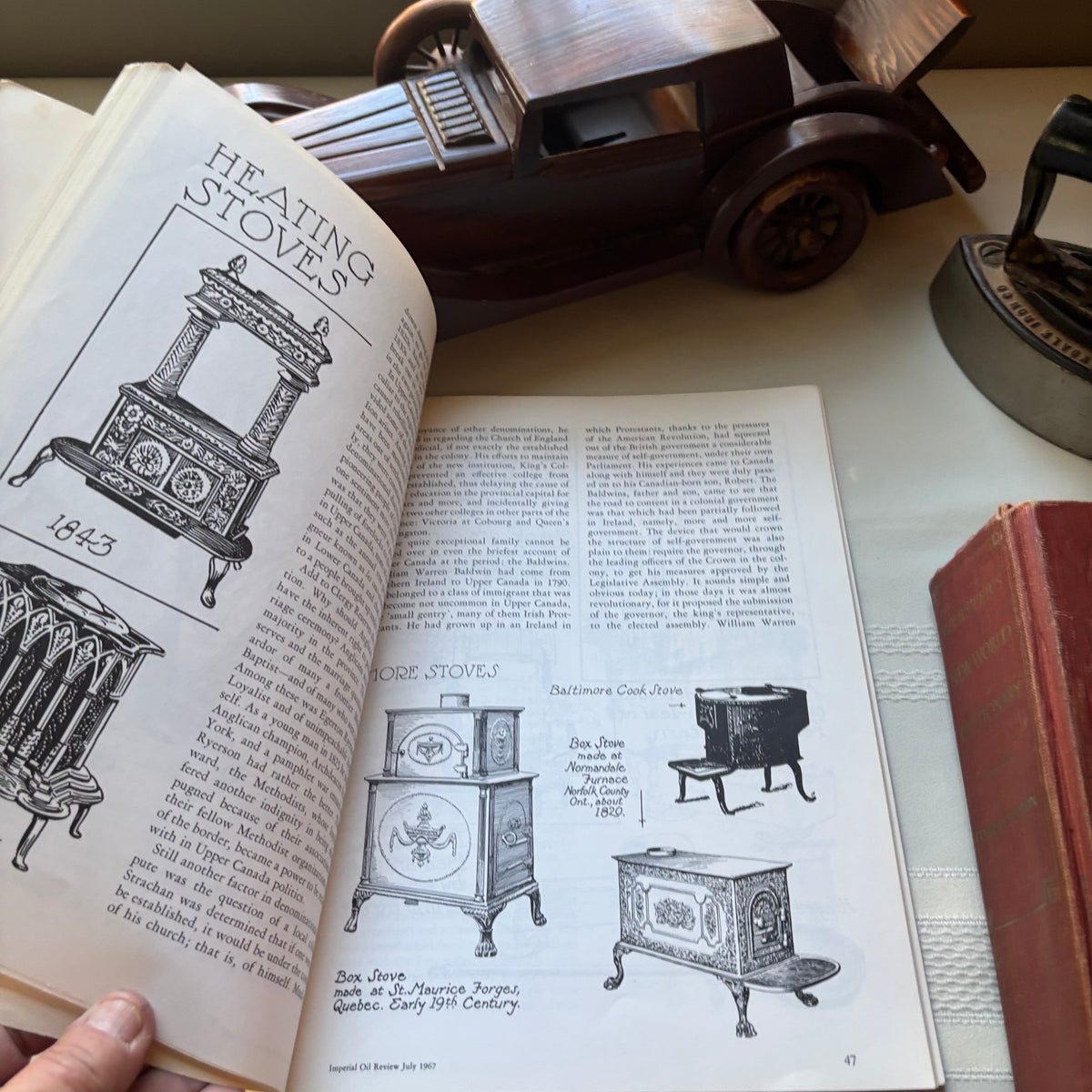 Y147 Vintage Grouping (wooden car and more)