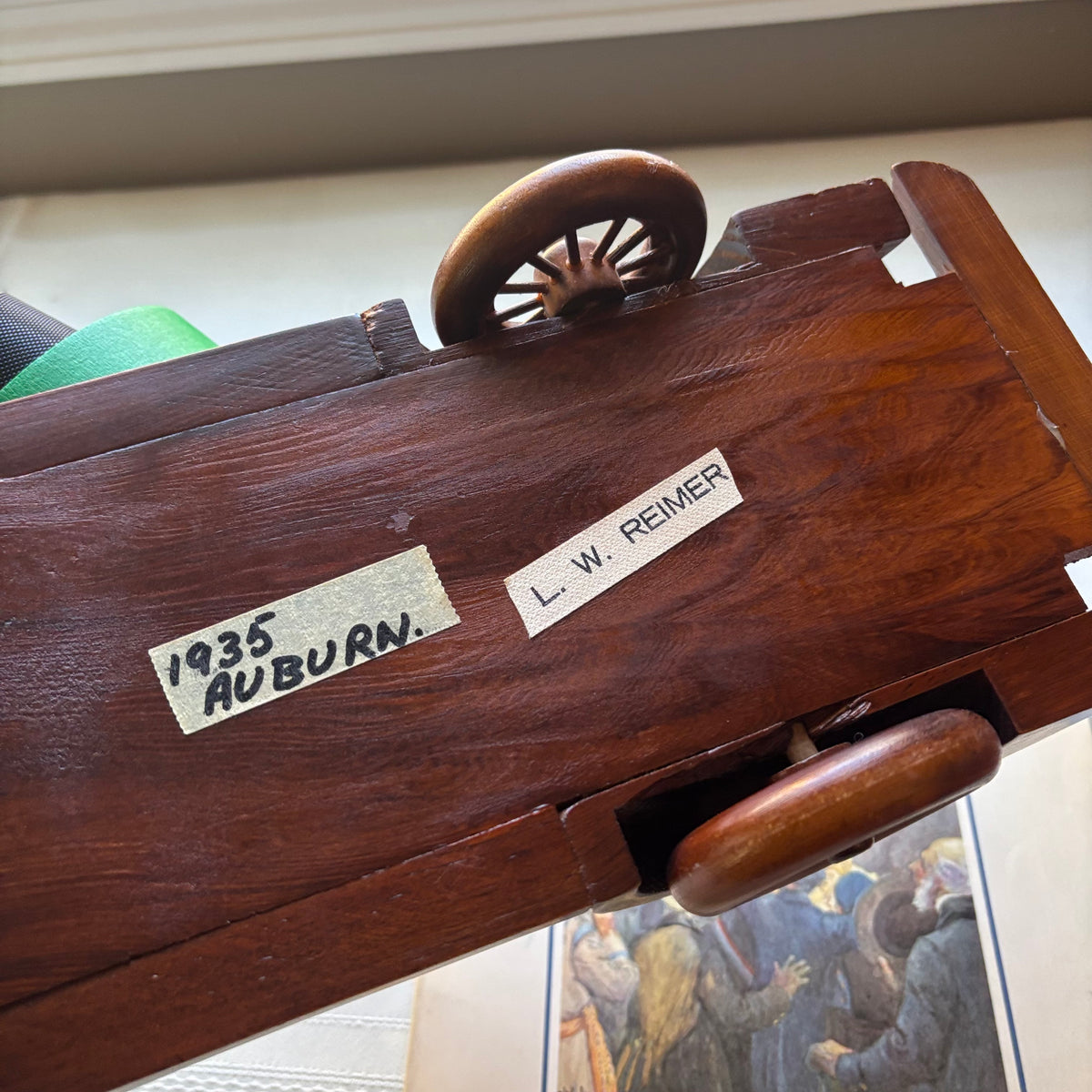 Y147 Vintage Grouping (wooden car and more)