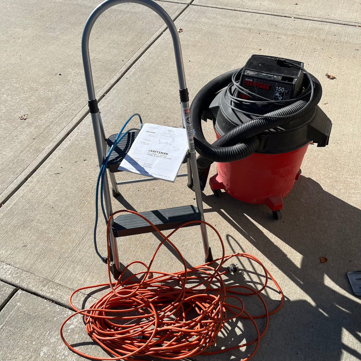 Y341 Garage Grouping (shop vac and more)