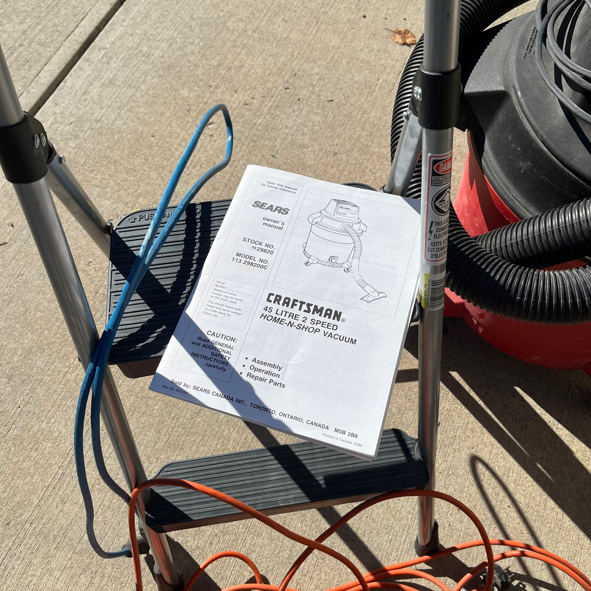 Y341 Garage Grouping (shop vac and more)