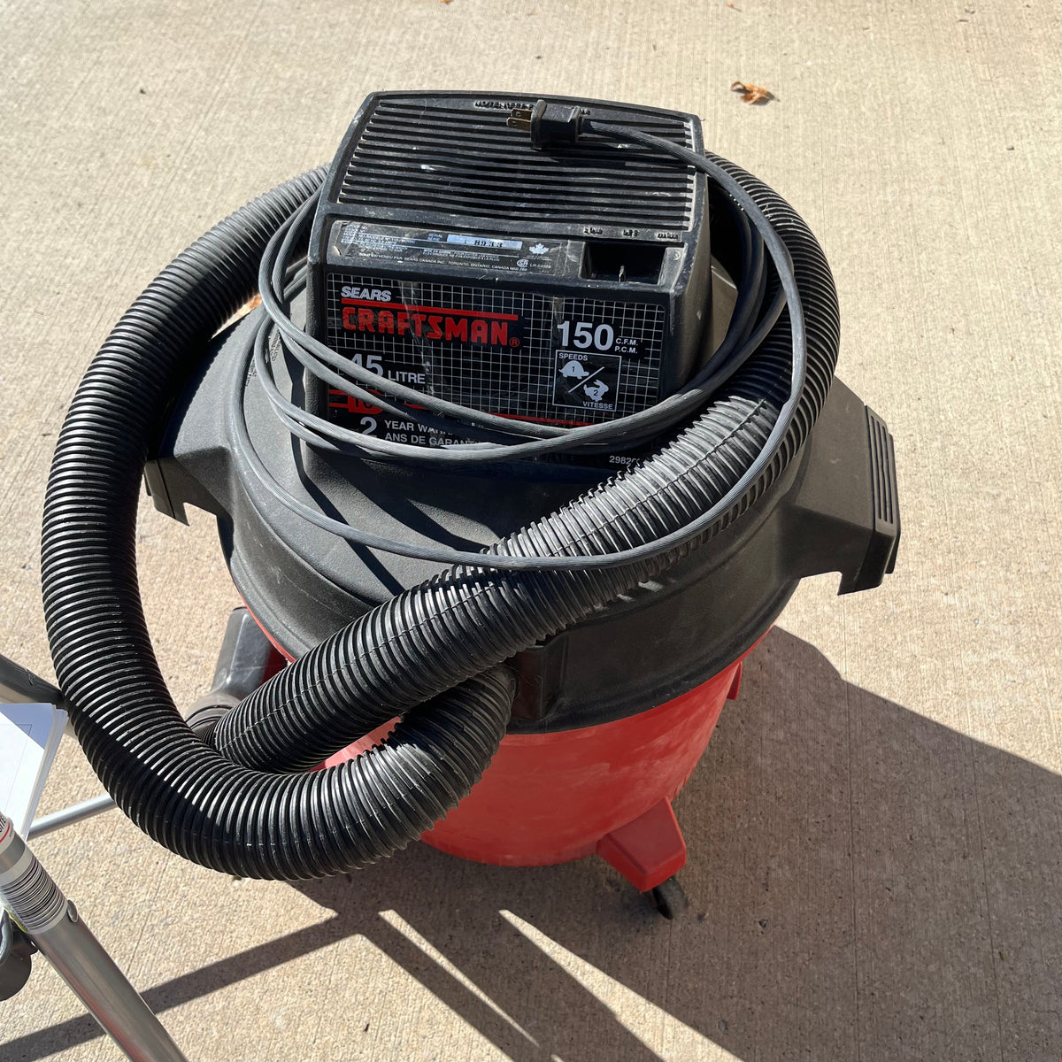 Y341 Garage Grouping (shop vac and more)