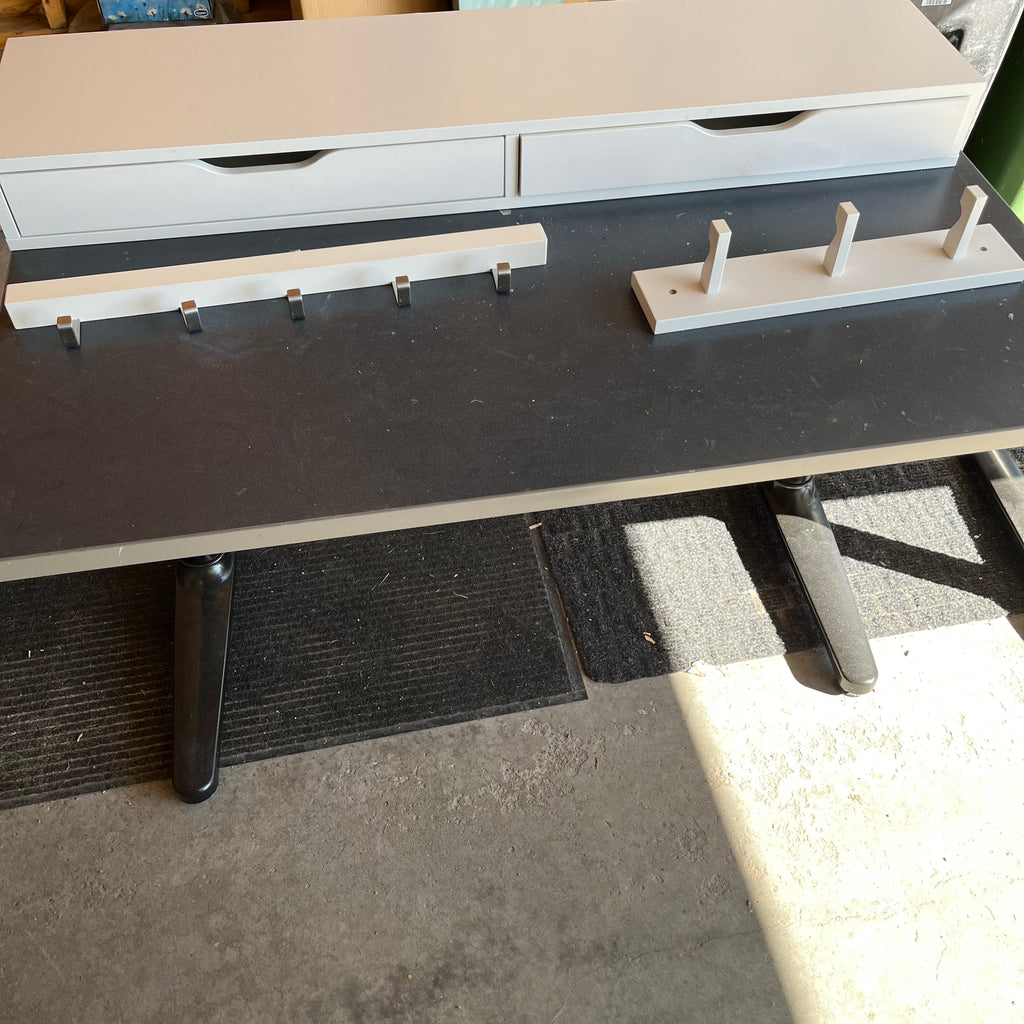 Y346 3 Piece white Storage Grouping (coat hooks and more)