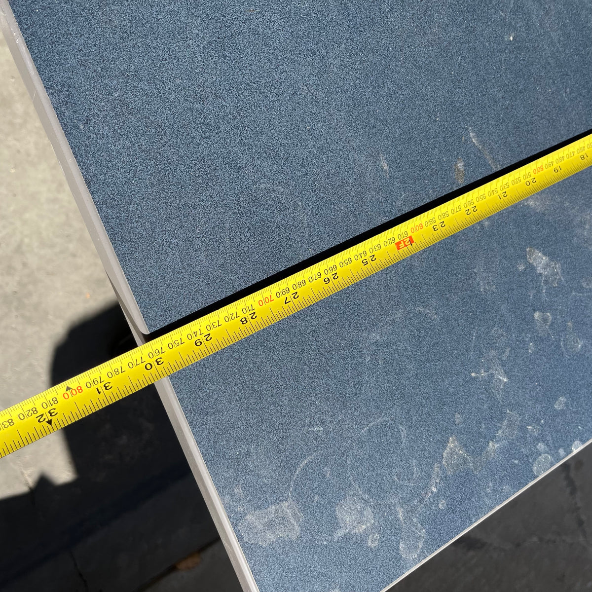 Y347 Table with metal base (66" x 30" x 29")