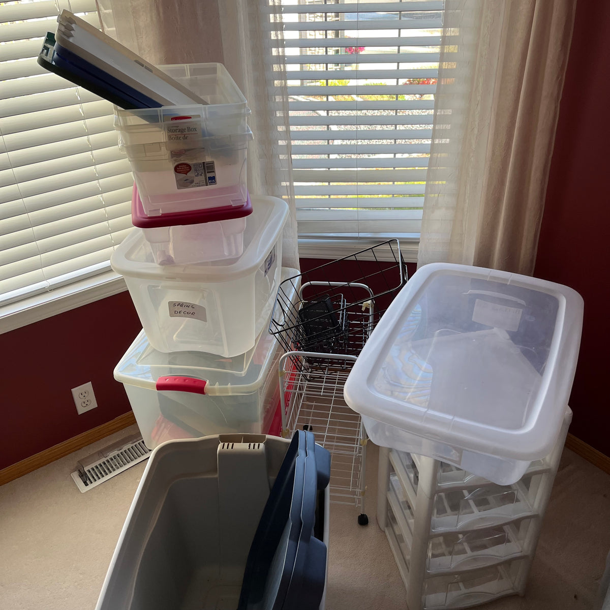 Y351 Storage Grouping (plastic totes and more)