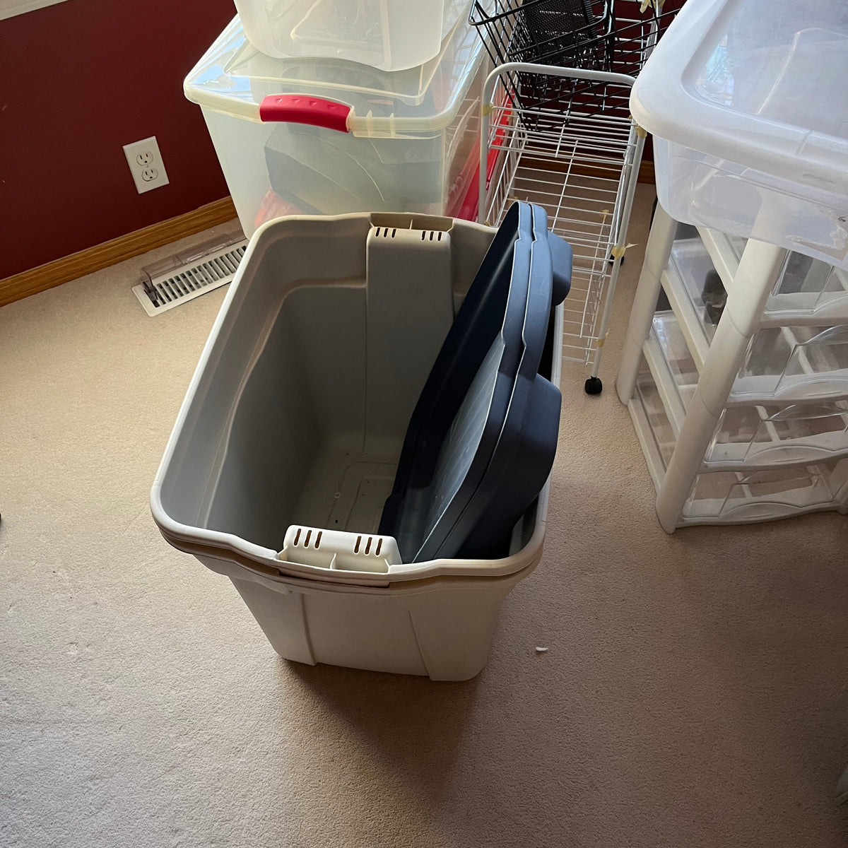 Y351 Storage Grouping (plastic totes and more)