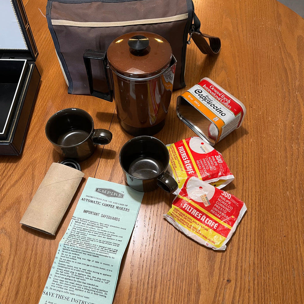 B306 Vintage Grouping (travel coffee maker and more)
