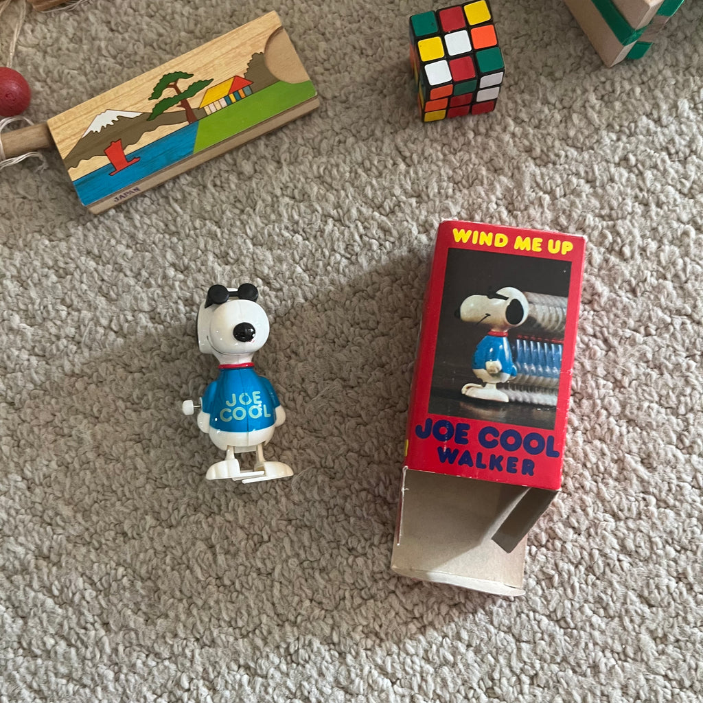 B301 Vintage wooden toys and more grouping