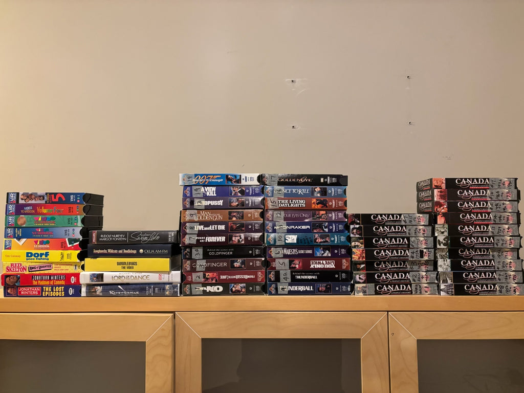 B205 VHS Grouping (James Bond and more)