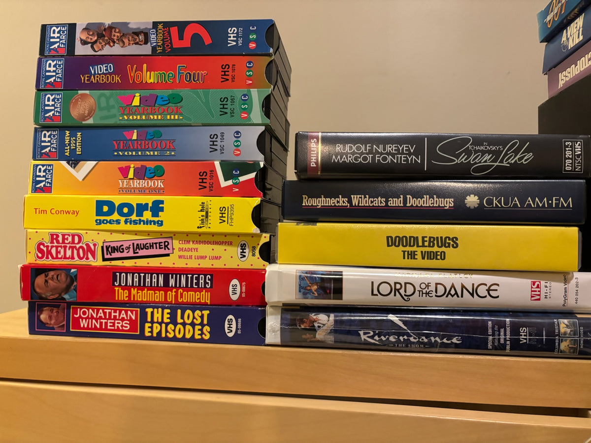B205 VHS Grouping (James Bond and more)