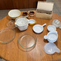B311 Vintage kitchen grouping (corningware and more)