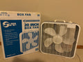 B218 Vintage Super 20 inch box fan in original box