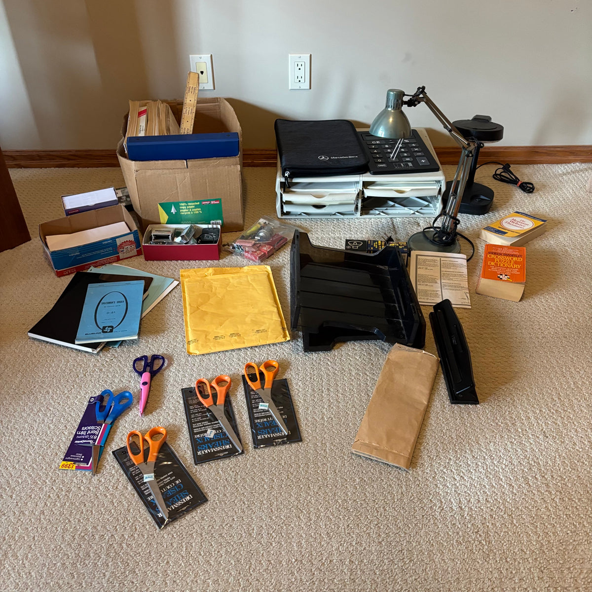 B109 Home and Office Grouping (fabric scissors and more)