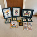 B115 Vintage Decor Grouping (needlepoint and more)
