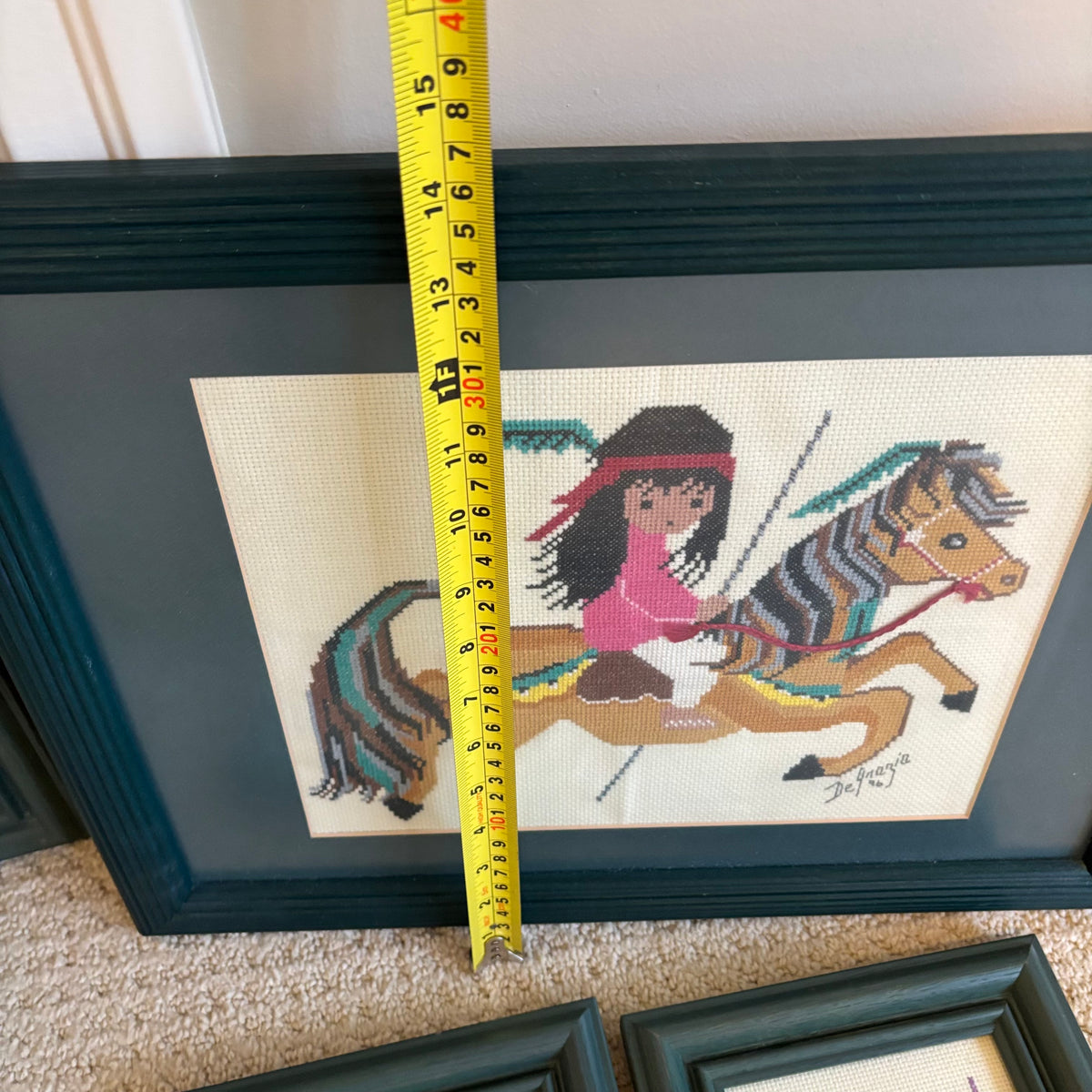B115 Vintage Decor Grouping (needlepoint and more)