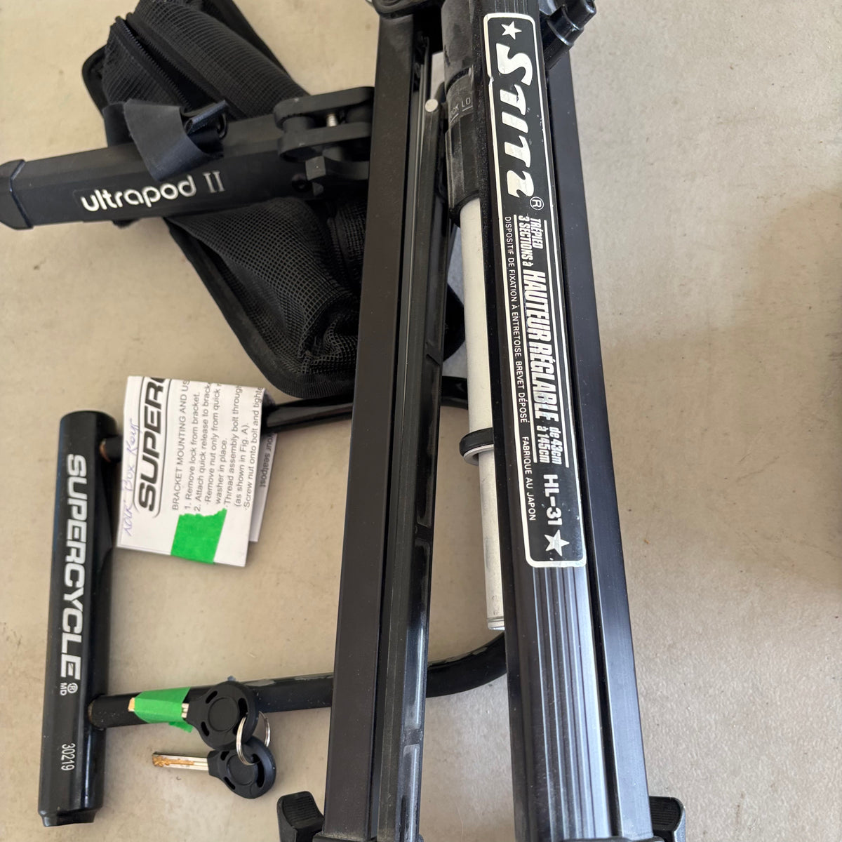 B125 Home Grouping (Supercycle bike lock and more)