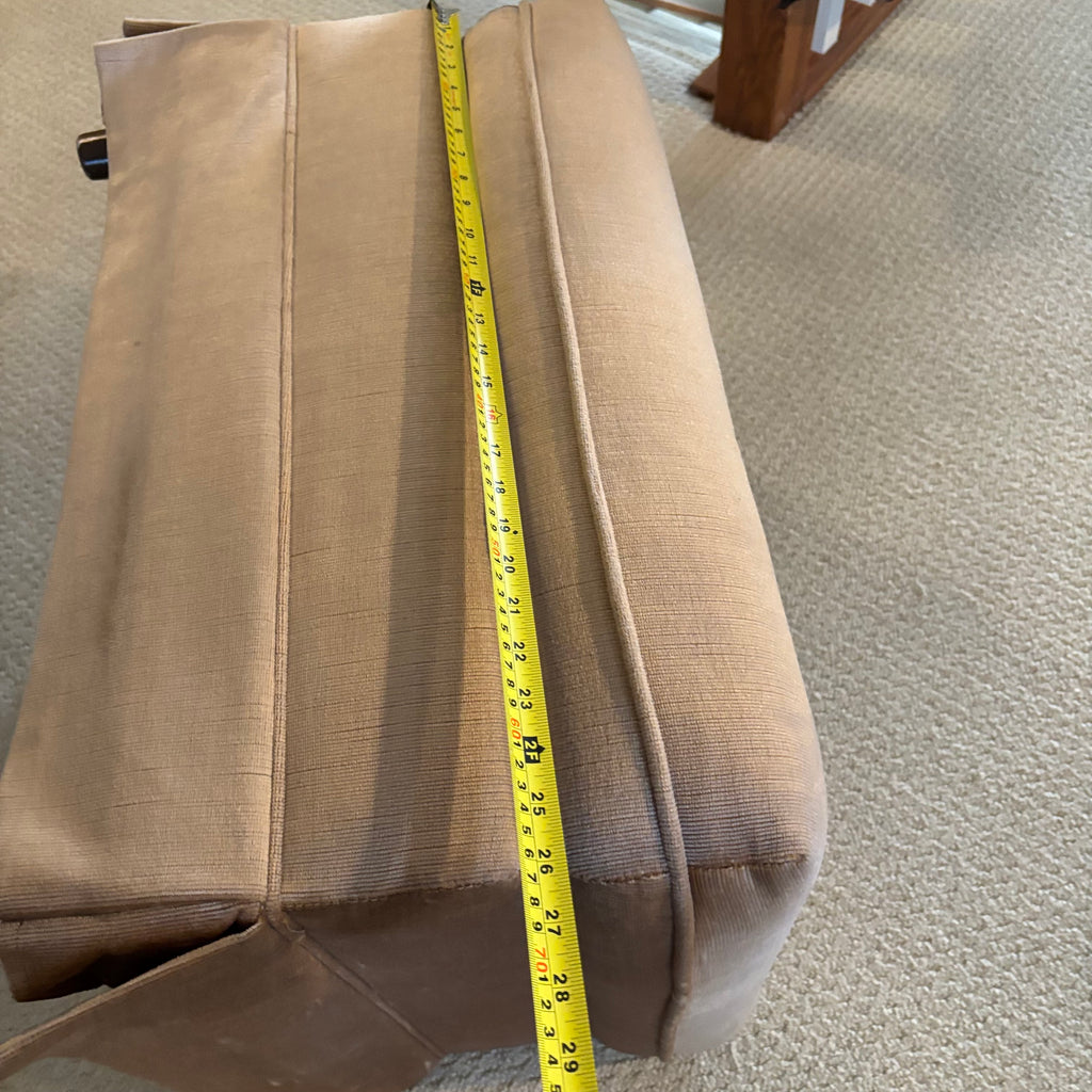 B126 Vintage Dining Chair and Velvet Ottoman