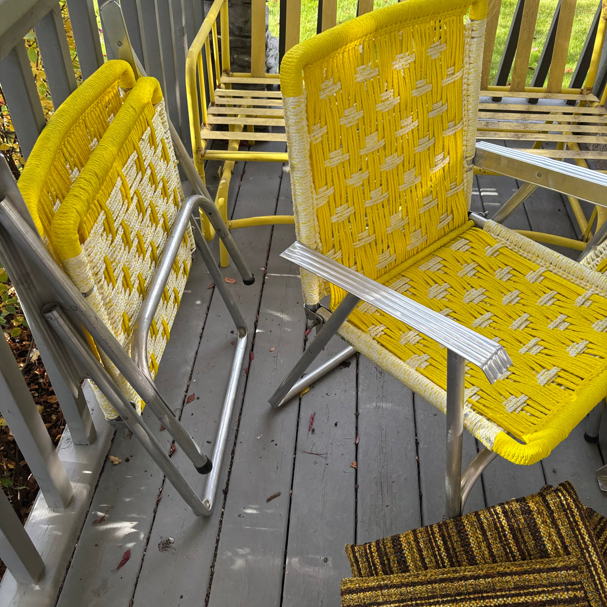 B130 Vintage Grouping (aluminum lawnchairs and more)