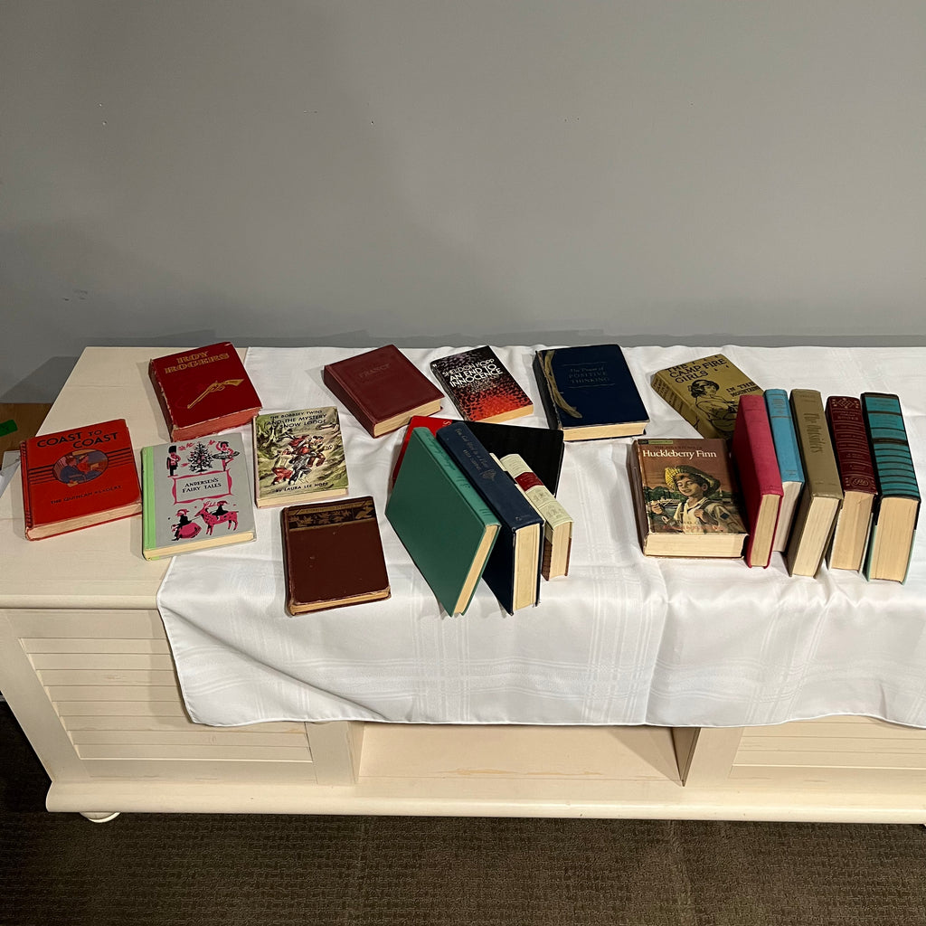 D317 Vintage Book Lot (Huckleberry Finn and more)