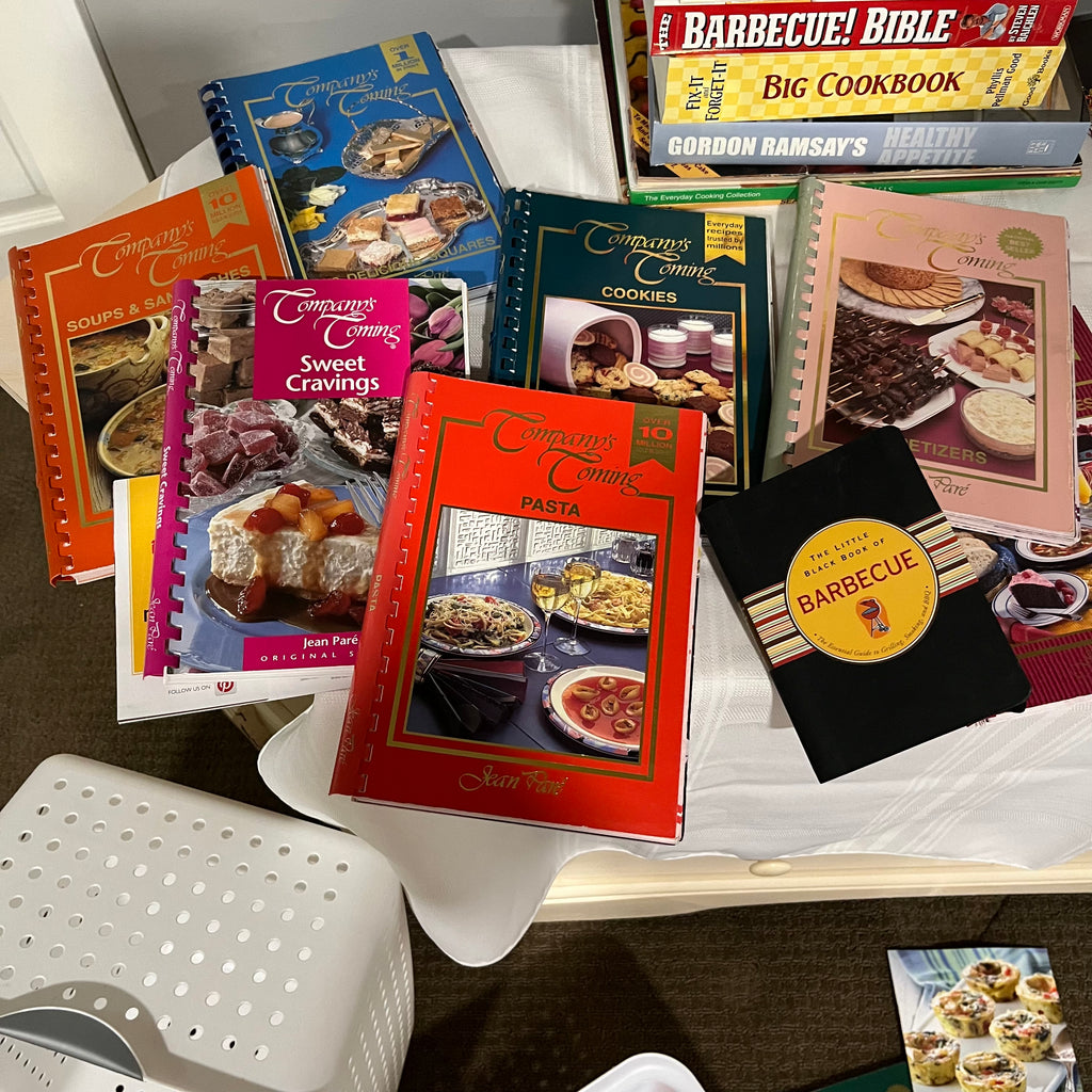 D325 Cookbook Grouping (dresser and baskets NOT included)