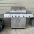 D327 Stainless steel Kenmore propane BBQ (comes with two propane tanks and cover)
