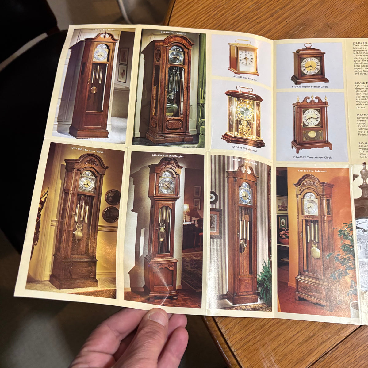 B100 Vintage Howard Millar Grandfather Clock (in excellent working condition) **SEE FULL DESCRIPTION