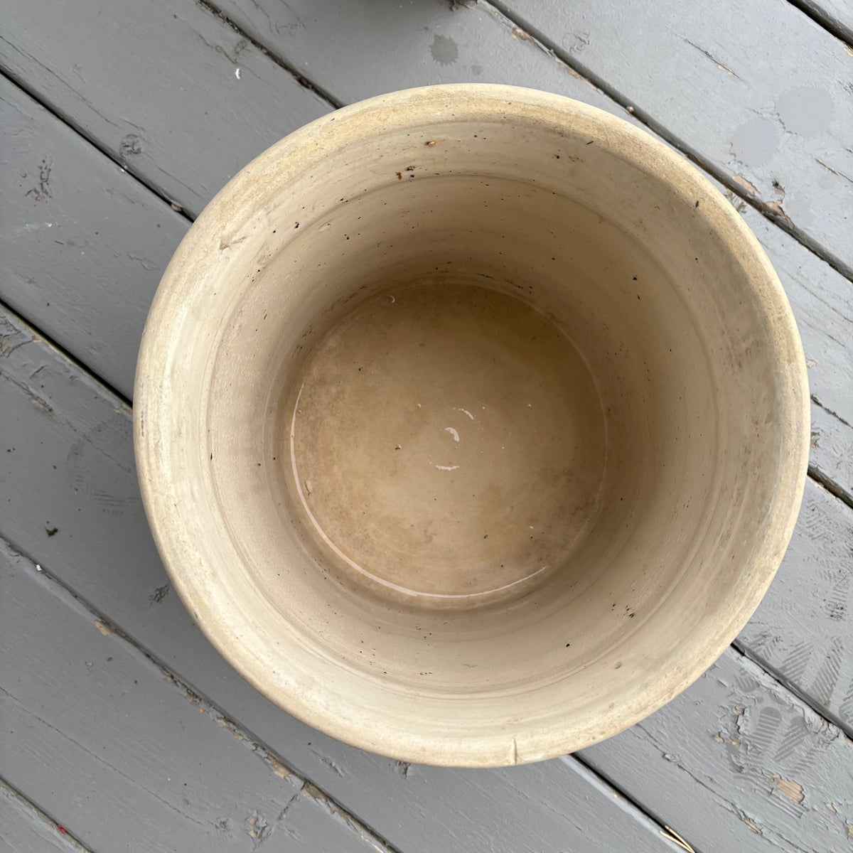 B131 Vintage #3 Medalta Potteries Stoneware Crock