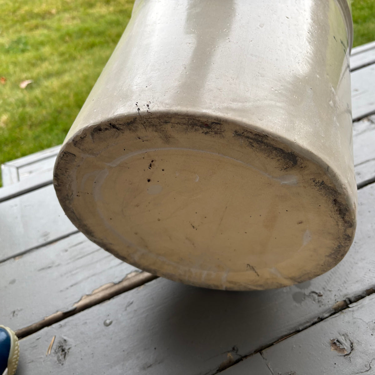 B131 Vintage #3 Medalta Potteries Stoneware Crock