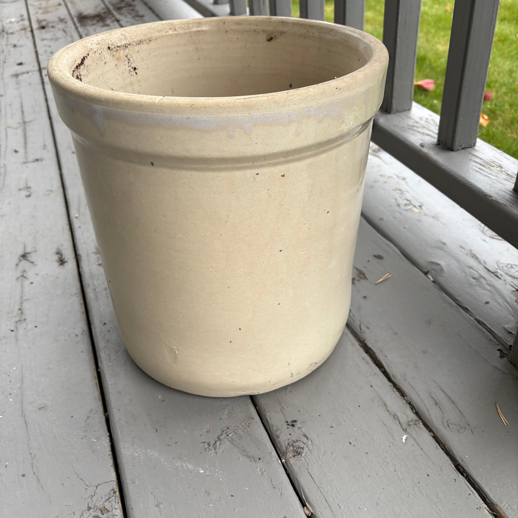 B131 Vintage #3 Medalta Potteries Stoneware Crock