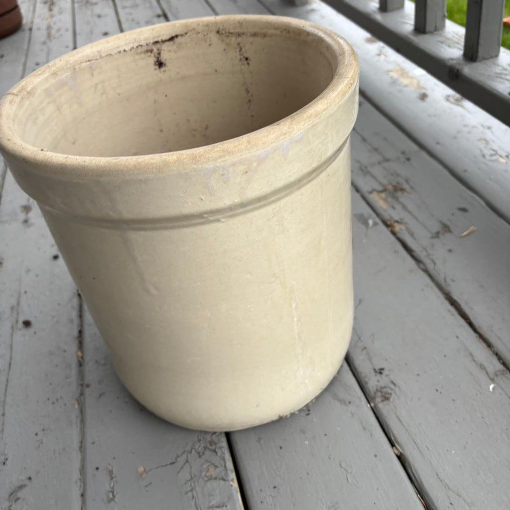 B131 Vintage #3 Medalta Potteries Stoneware Crock