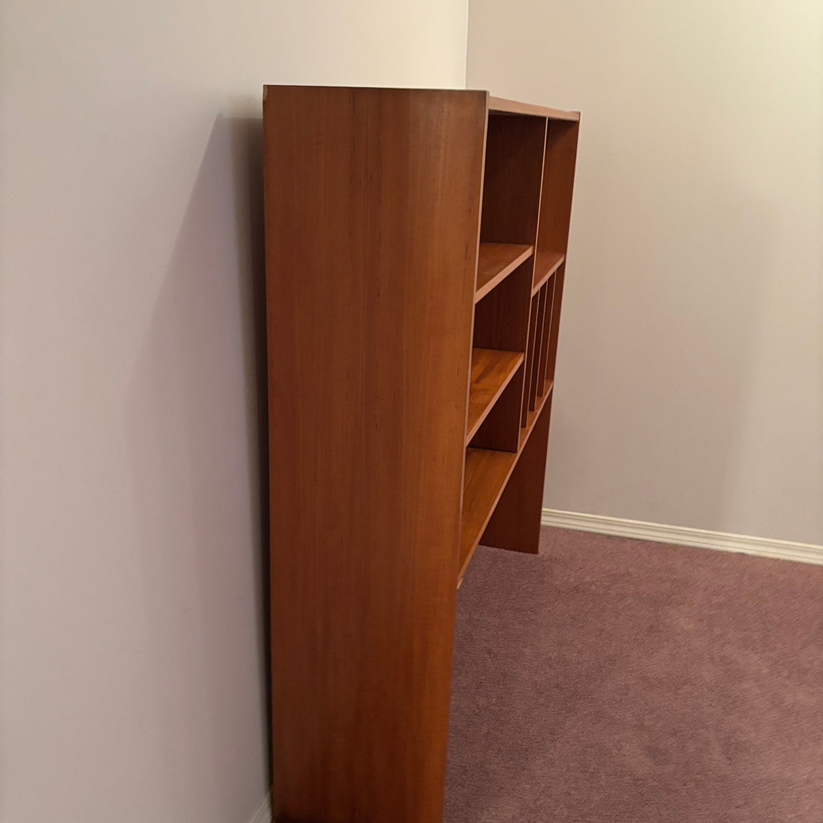 R100 SOLID TEAK MADE IN DENMARK UPPER HUTCH (42" X 40" X 12")