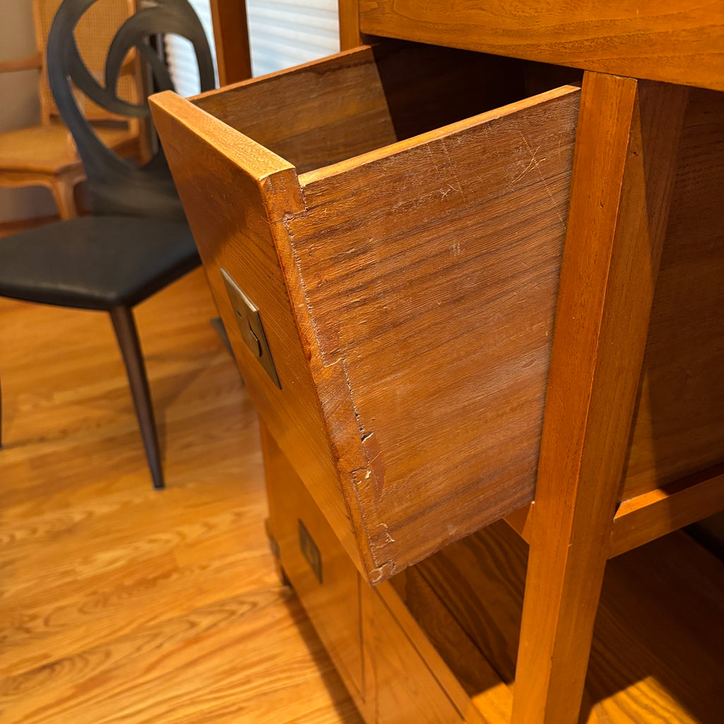 R115A Reclaimed elm Samurai bookcase