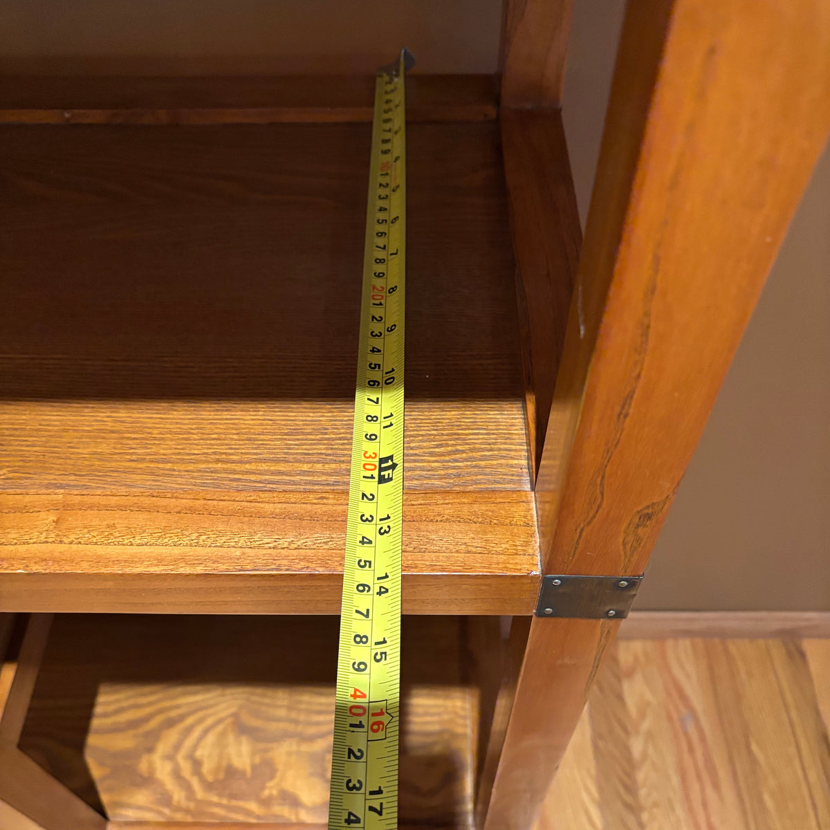 R115A Reclaimed elm Samurai bookcase