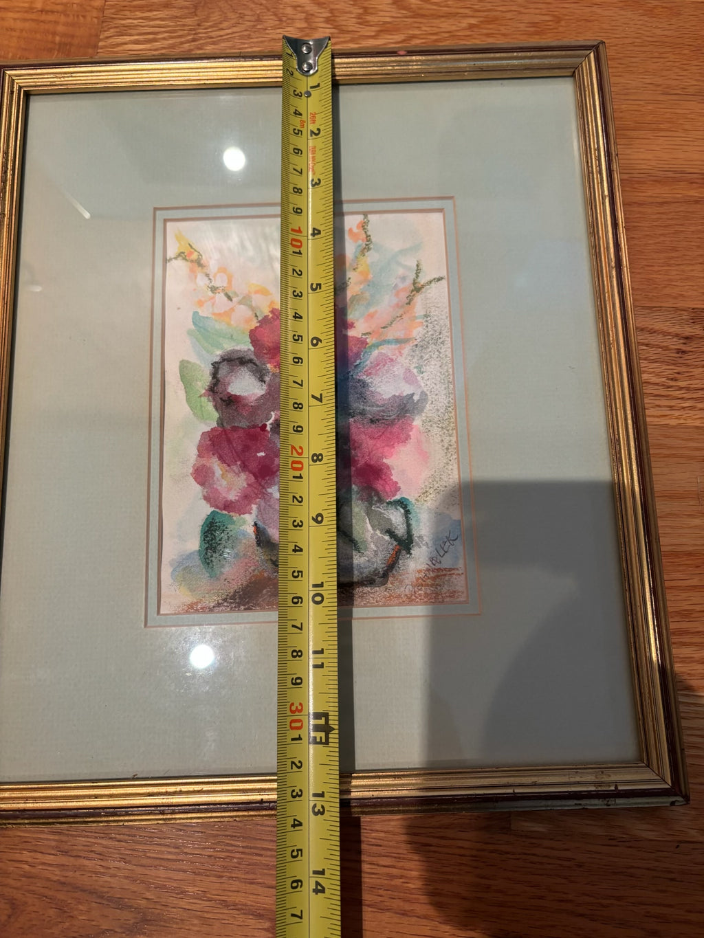 R206 Set of 2 vintage floral prints