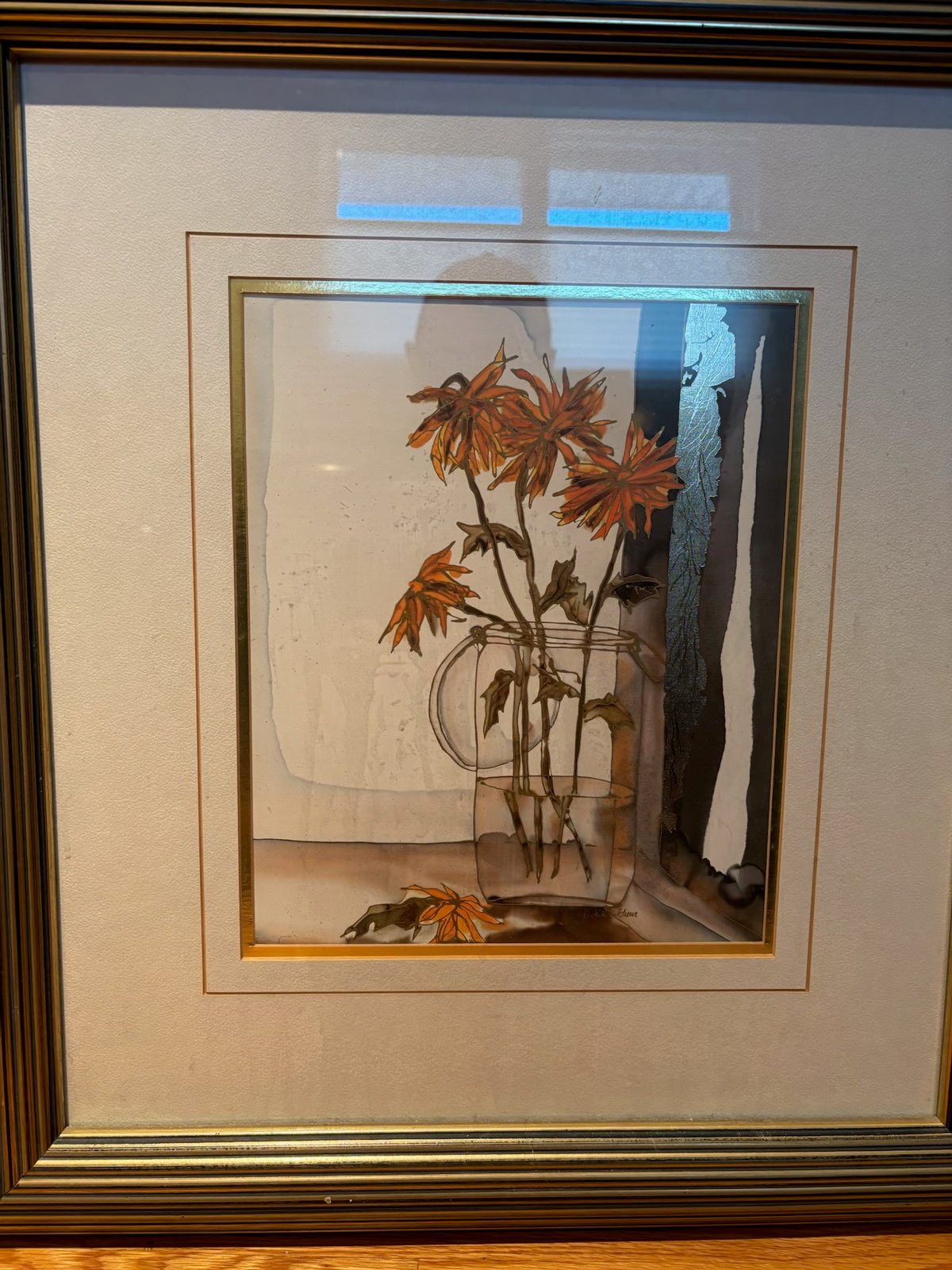 R207 Set of 2 Jutta Ritter-Scherer floral prints (19" x 21")