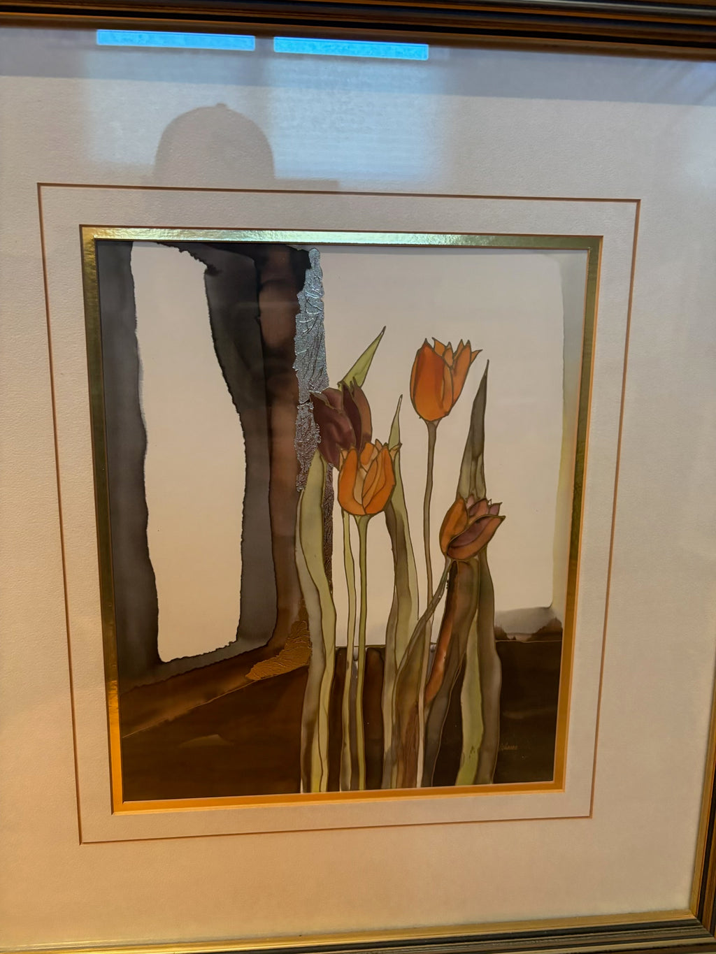 R207 Set of 2 Jutta Ritter-Scherer floral prints (19" x 21")