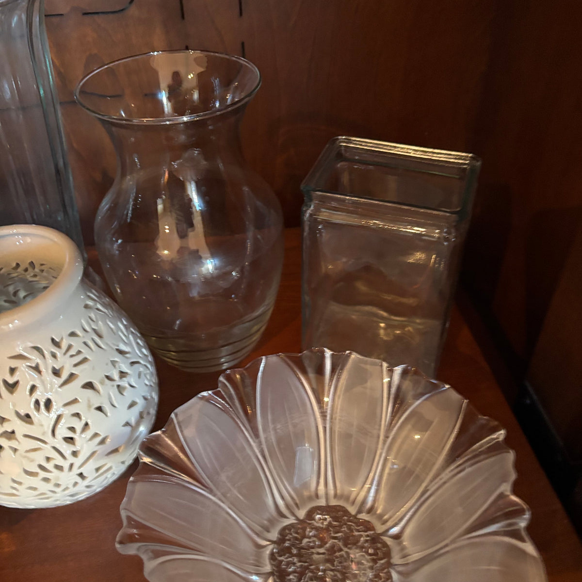 R128 Glass and more Grouping (vases and more)