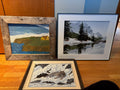 R211 Set of 3 framed landscape artworks