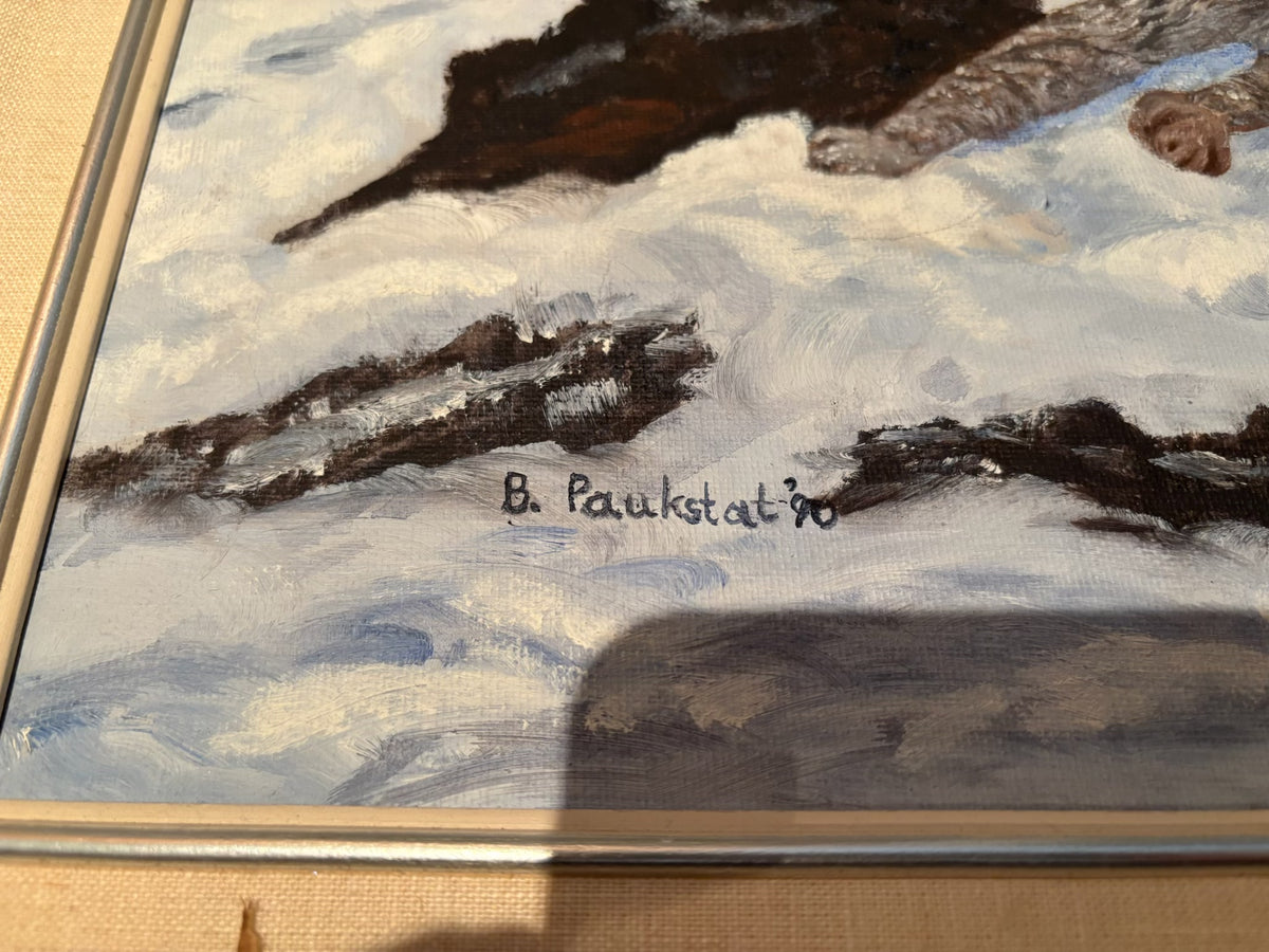 R211 Set of 3 framed landscape artworks