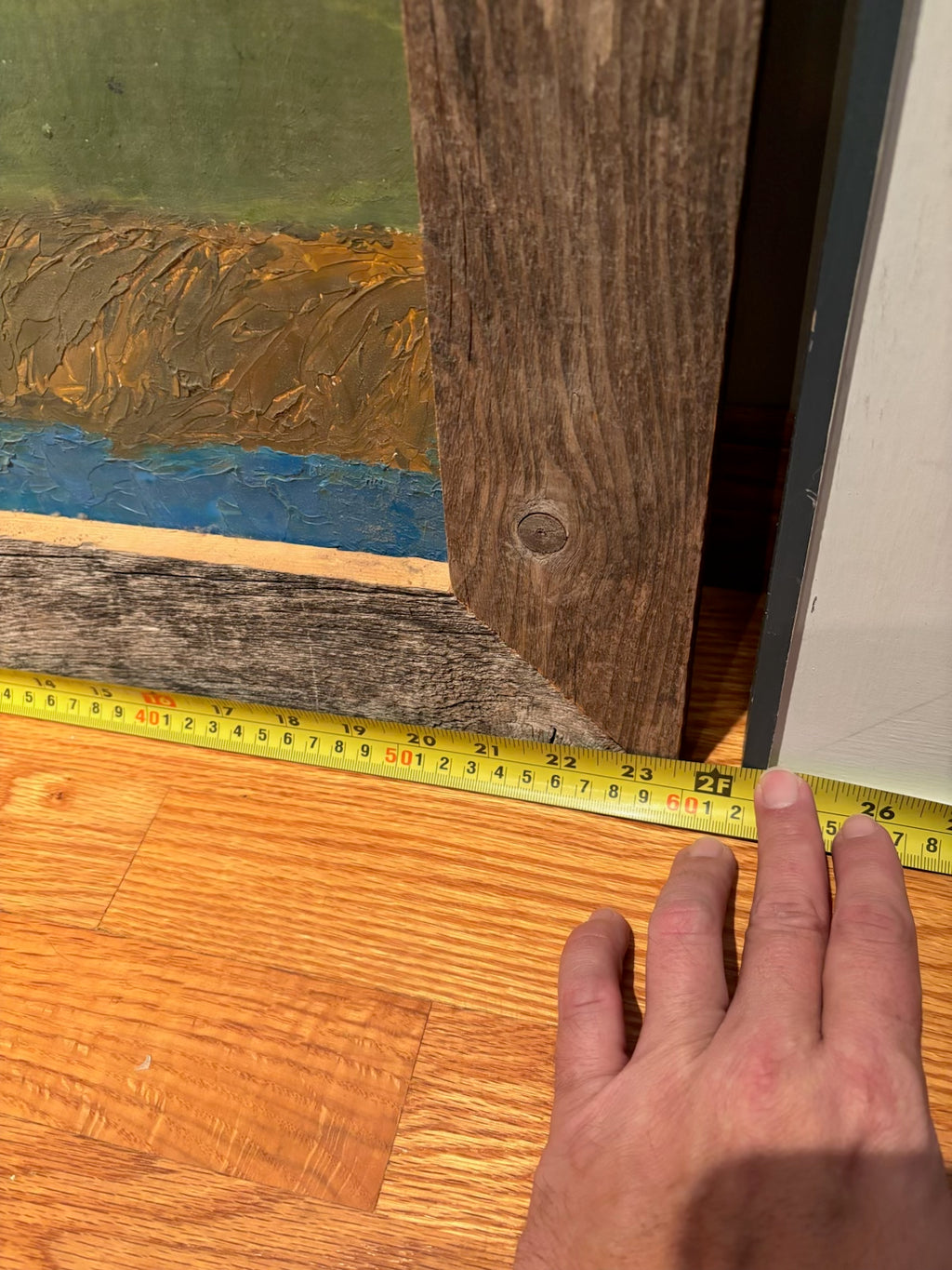R211 Set of 3 framed landscape artworks