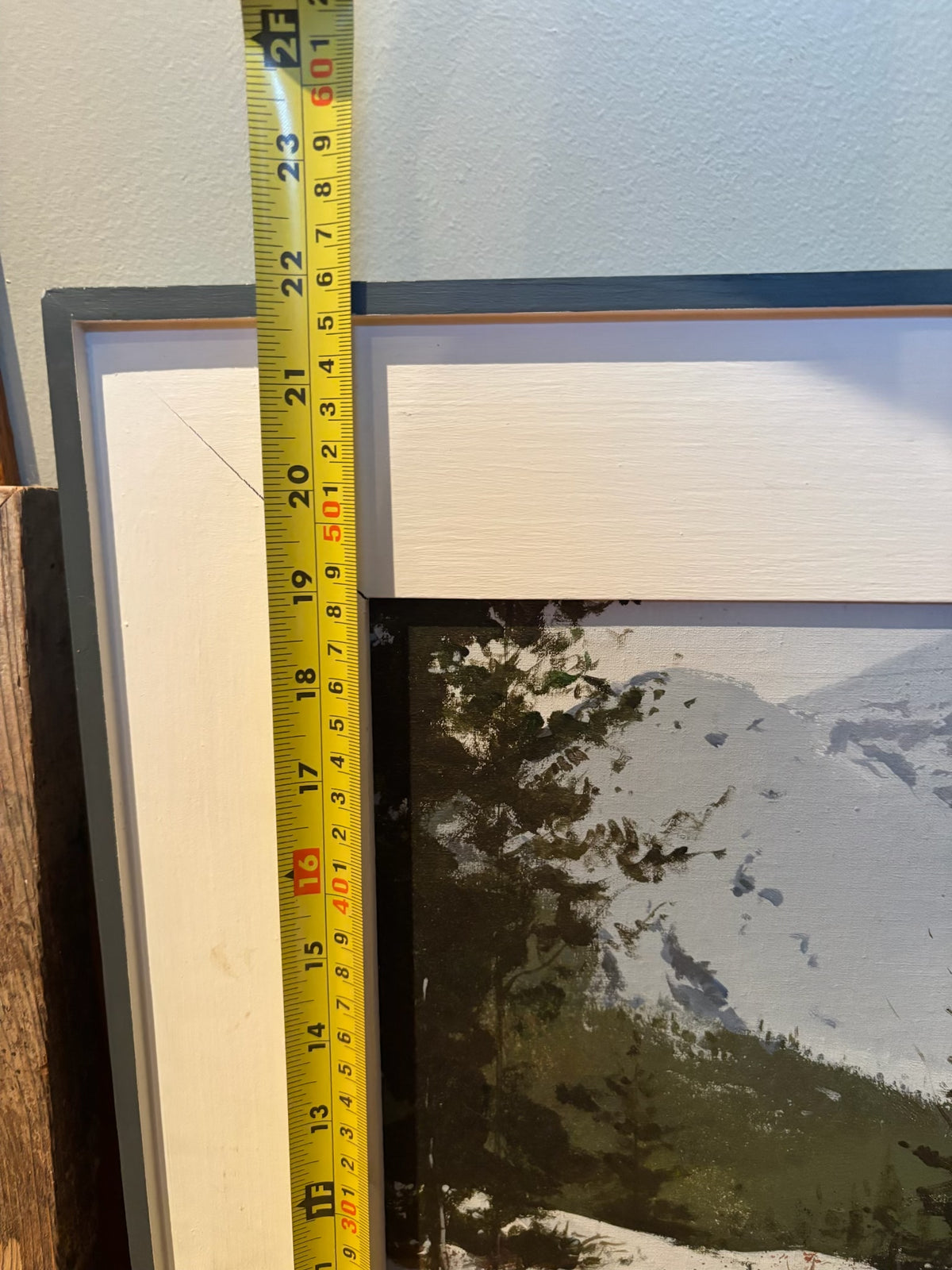 R211 Set of 3 framed landscape artworks