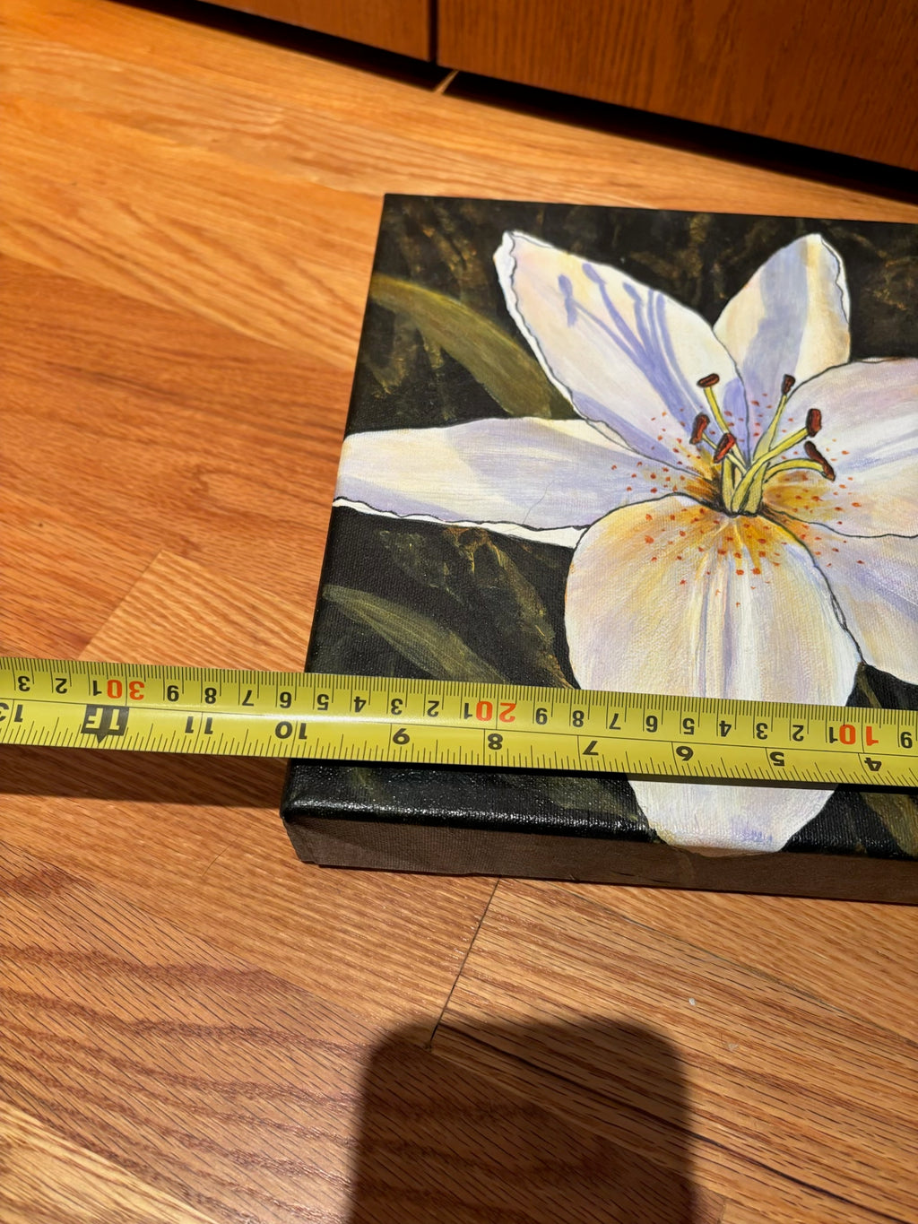 R212 Set of 3 floral plaques (daisy and lily)