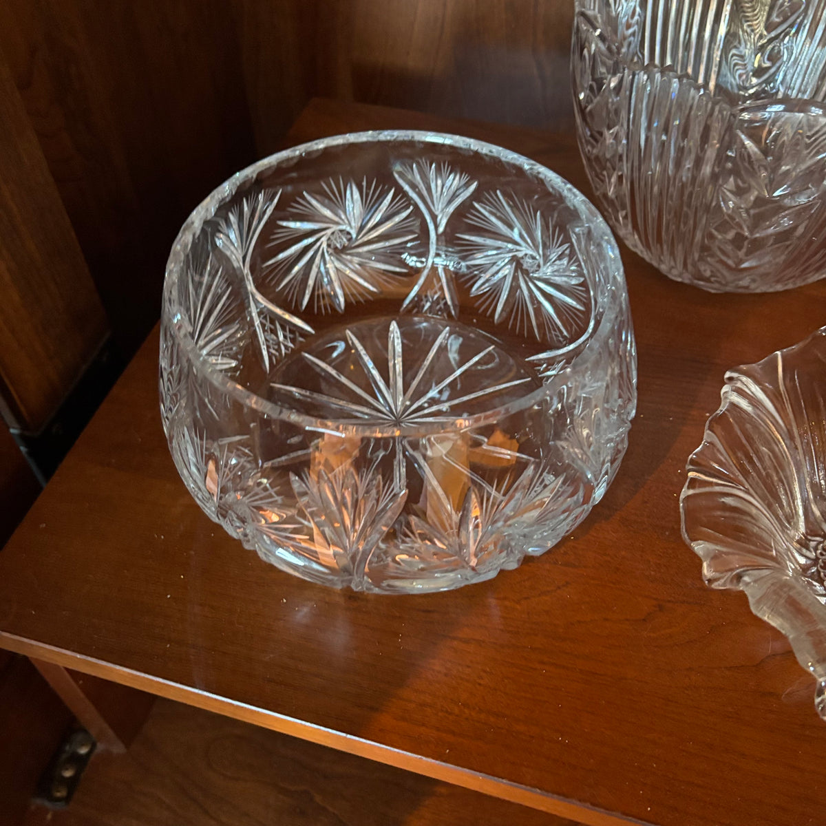 R130 Vintage Crystal and glass Grouping (bowls and more)
