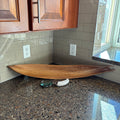 R142 Home Decor Grouping (long wooden bowl and more)