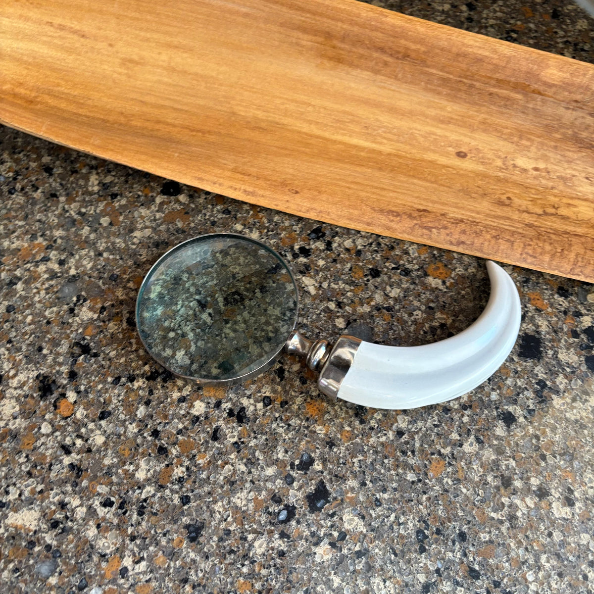 R142 Home Decor Grouping (long wooden bowl and more)