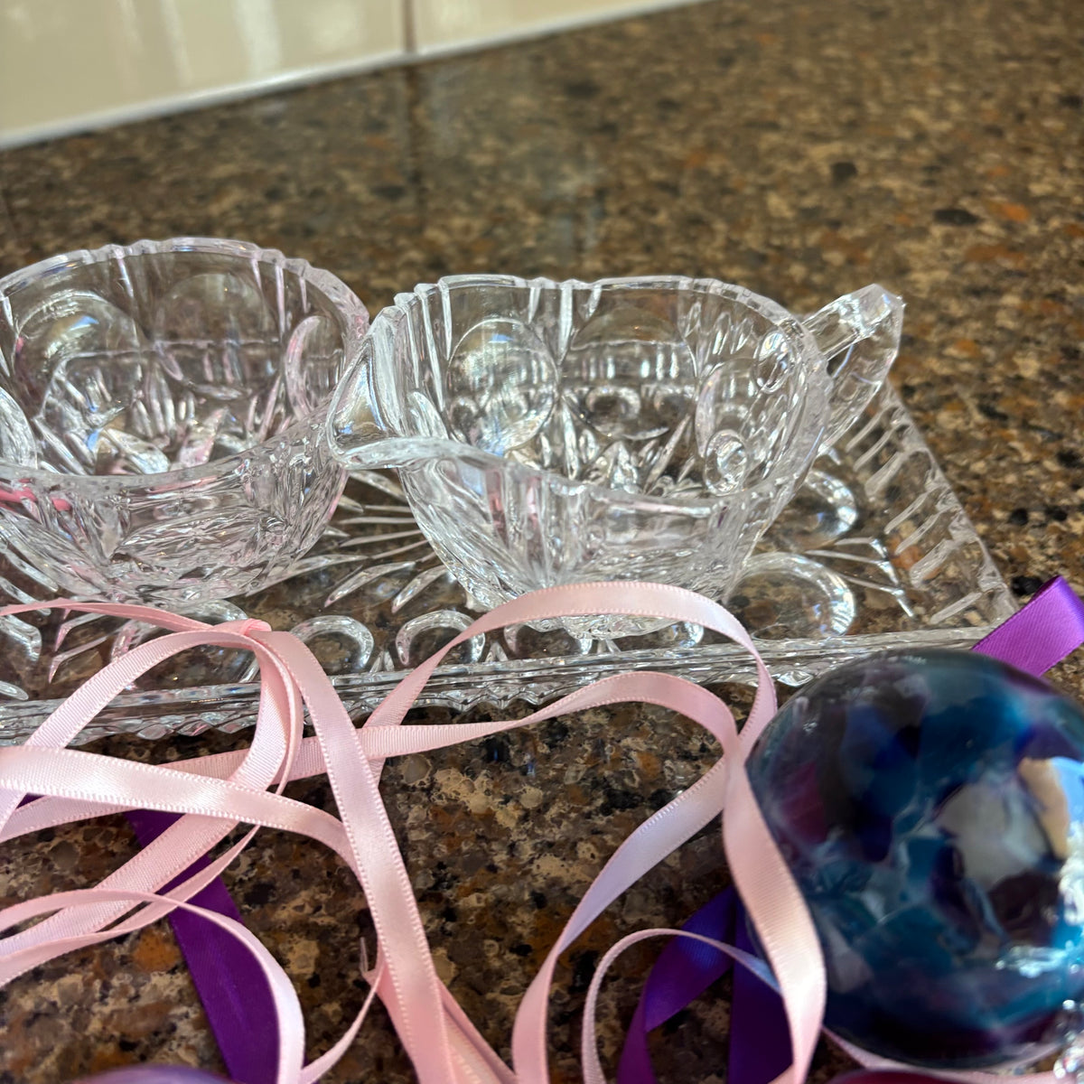 R147 Glass Ornament Grouping