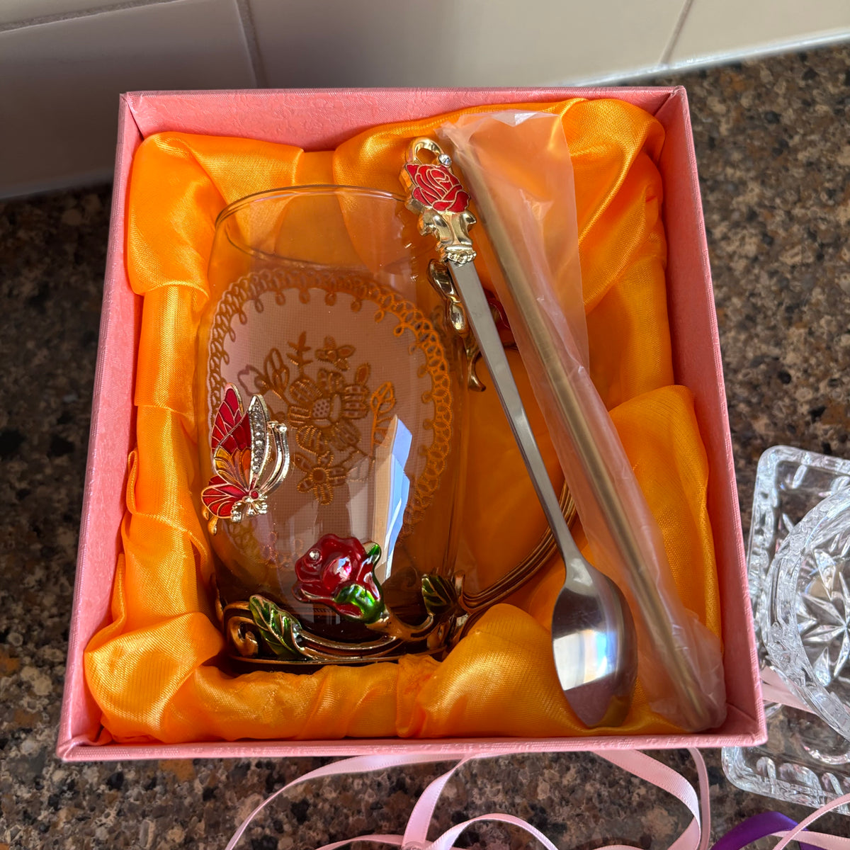 R147 Glass Ornament Grouping