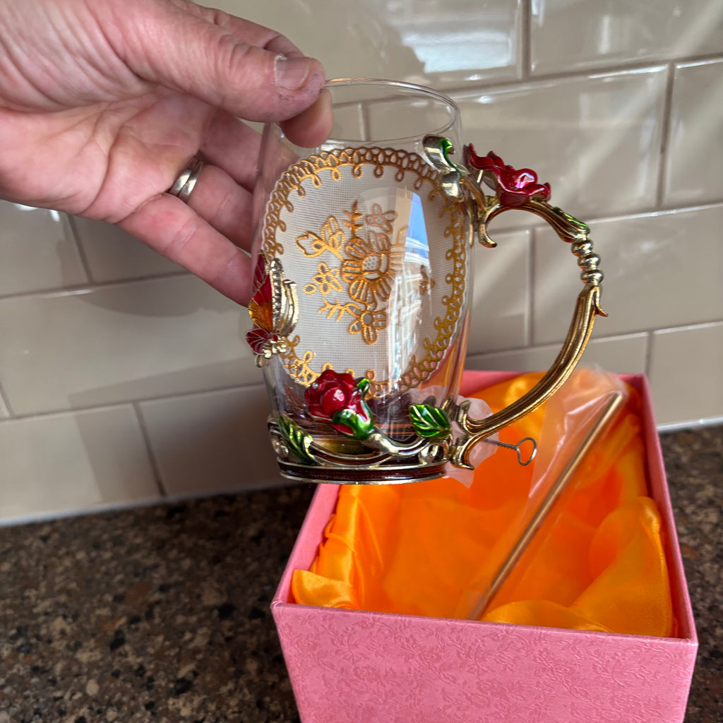R147 Glass Ornament Grouping